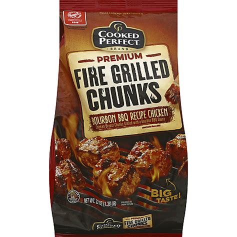 Cooked Perfect® Premium Fire Grilled Chunks Bourbon Bbq Recipe Chicken
