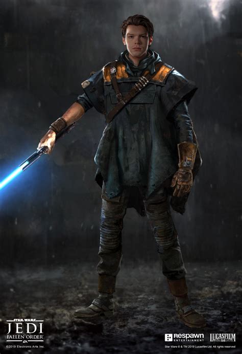 Artstation Jedi Fallen Order Cal Kestis Poncho Jordan Lamarre Wan