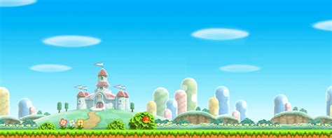 Super Mario Level Custom Backgrounds