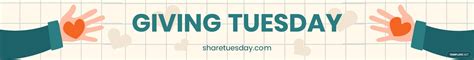 Giving Tuesday Banner Eps Illustrator  Psd Png Svg