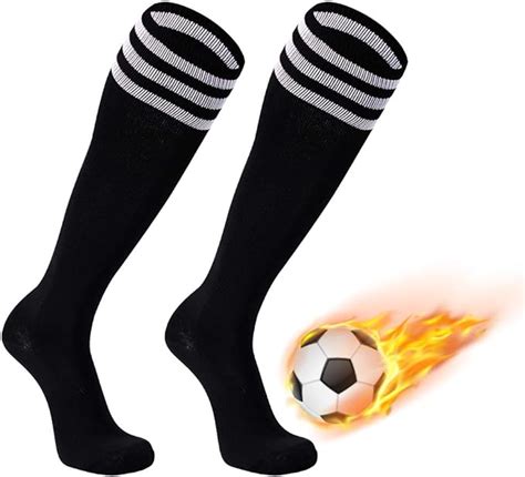 3street Unisex Knee High Triple Stripe Athletic Soccer Tube Sock 2610 Pairs Clothing Team