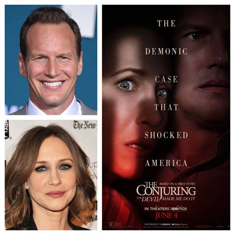 Exclusive Patrick Wilson And Vera Farming Talk The Conjuring The Devil Made Me Do It And S