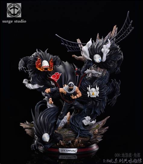 Overseas Stock Surge Studio Akatsuki Kakuzu Naruto Gk Resin Statue