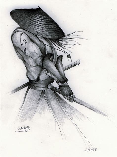 On Deviantart Samurai Drawing