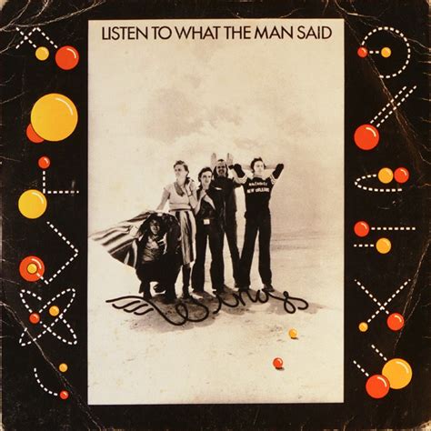 Wings Listen To What The Man Said 1975 Vinyl Discogs