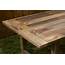 Arbor Exchange  Reclaimed Wood Furniture Weathered Outdoor Dining Table