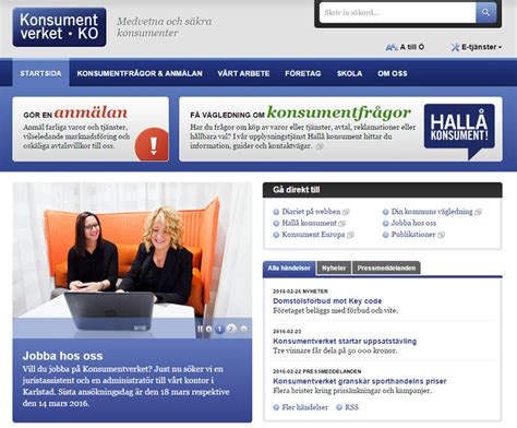 Den som vill ha vägledning kan ta kontakt via den nya webbplatsen. Konsumentverket - vad är deras uppgift och hur utöver de den?