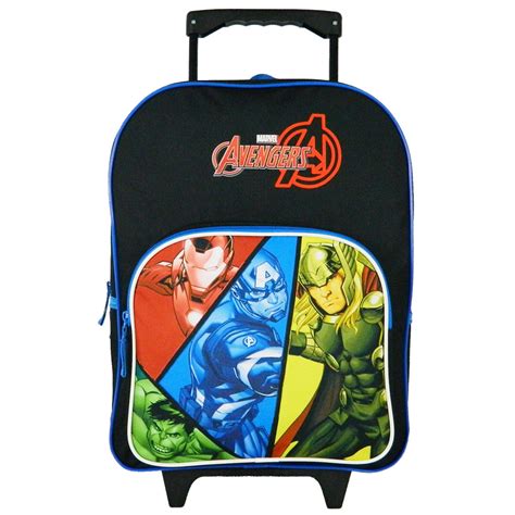 Une poche extérieure avec fermeture à glissière de haute qualité pas sac rentrée maternelle. Sac à dos à roulettes maternelle AVENGERS : Chez ...