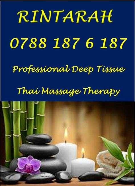 Rintarah Professional Deep Tissue Thai Massage Therapy Provided By Reena In Denton In