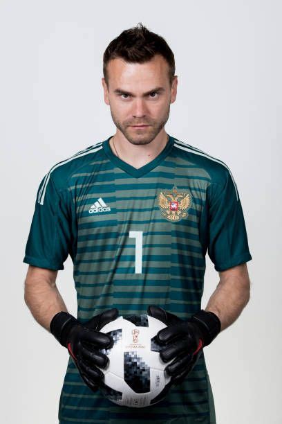 Igor Akinfeev Of Russia Poses For A Portrait During The Official Fifa