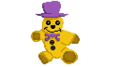 Fredbear Plush Pixelart By Foxyplush On Deviantart