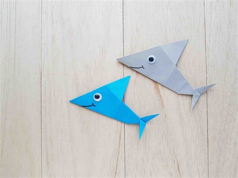 Easy Origami Shark Craft For Kids Hawaii Travel With Kids