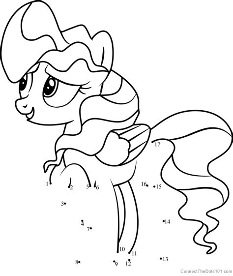 Vapor Trail My Little Pony Dot To Dot Printable Worksheet Connect The