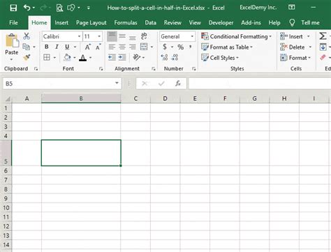 How To Split A Single Cell In Half In Excel ExcelDemy
