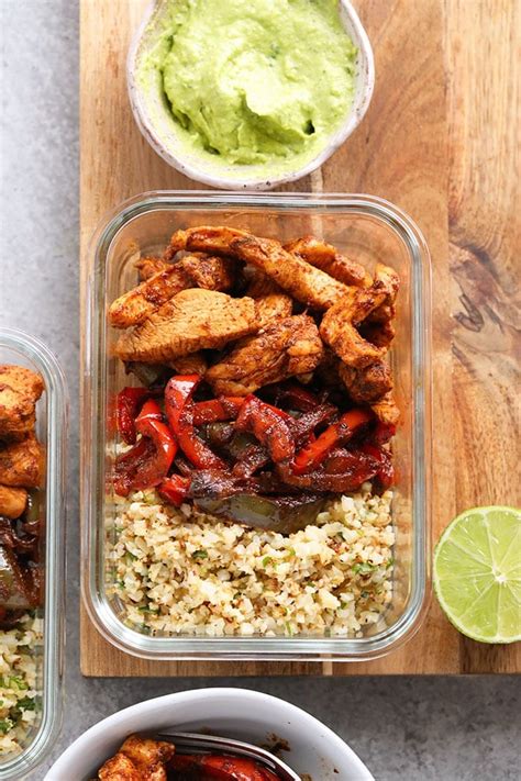 Pop this homey dinner in the oven for about an hour, then enjoy! Keto Chicken Fajita Meal Prep Recipe - Fit Foodie Finds