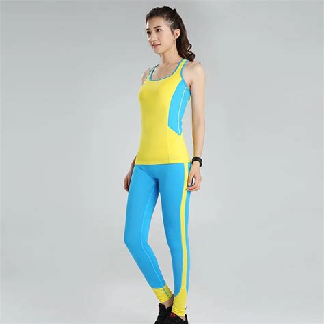 lefan new sexy yoga sets women fitness running vest pants breathable gym workout clothes elastic