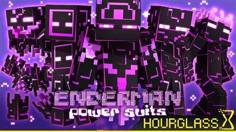 Enderman Power Suits By Hourglass Studios Minecraft Skin Pack