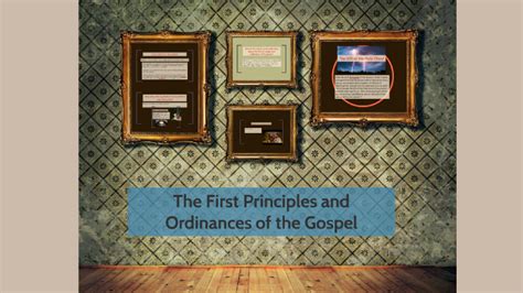 The First Principles And Ordinances Of The Gospel By Kathleen Nugent