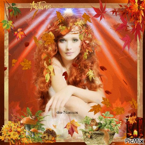 Autumn Lady Picmix
