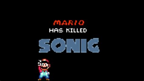 Mario Kills Sonic Simple Sprite Shorts Youtube
