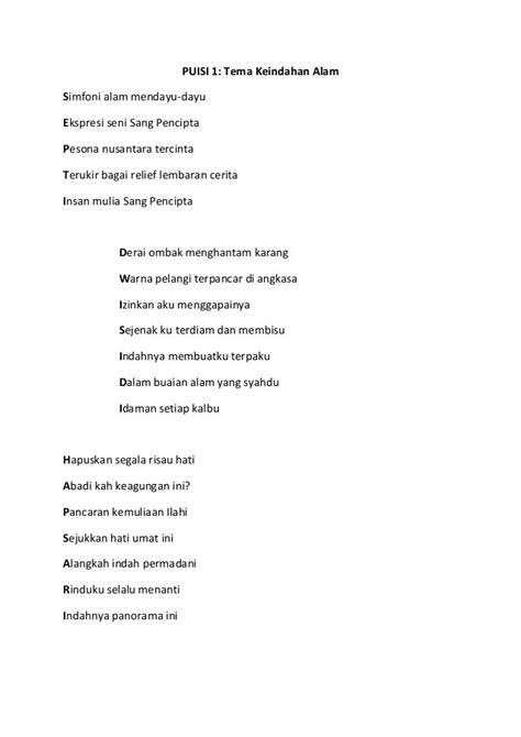Kata Kata Indonesia Yang Indah – Ujian