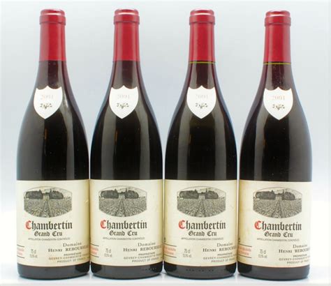 Henri Rebourseau Chambertin 2001 Vins And Millesimes