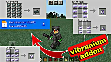 Vibranium Addon For Minecraft Pocket Edition Vibranium Addon Mcpe