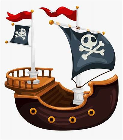 Pirate Ship Cartoon Clipart Transparent Boats Clip