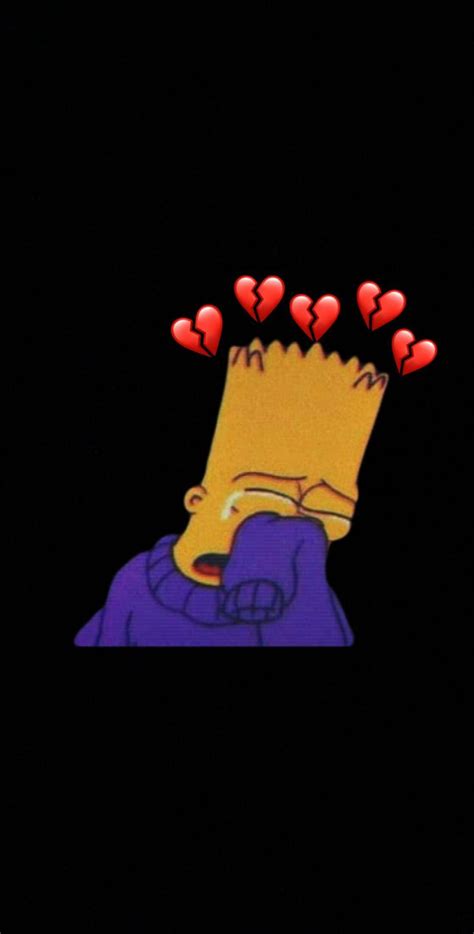 Bart Simpson Crying Wallpapers Wallpaper Cave