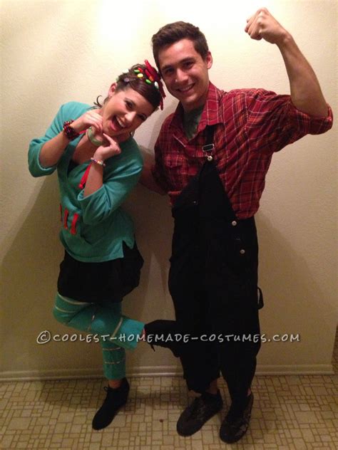 Cute And Cheap Wreck It Ralph Couple Costume Coolest Halloween