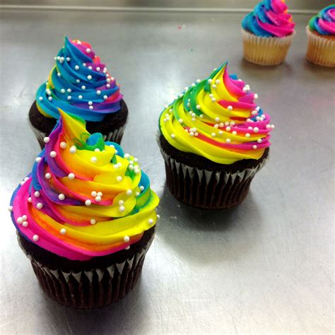 Rainbow Cupcakes Via Me Neon Birthday Party Trolls Birthday Party
