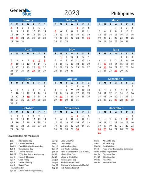 2023 One Page Printable Holiday List Calendar Presentation Report Vrogue