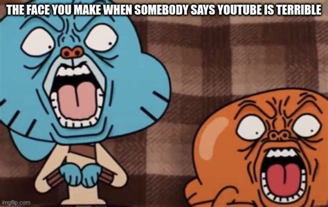 Gumball Traumatized Face Imgflip