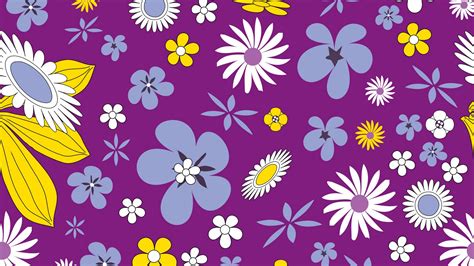Download Wallpaper 1600x900 Flowers Patterns Texture Summer