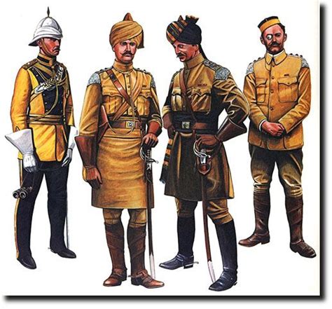 British Empire Armed Forces Indian Army Cavalry 1st Bengal Lancers