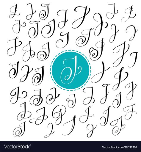 Calligraphy Uppercase J Lissimore Photography