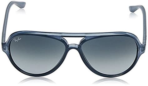 Ray Ban Cats 5000 Aviator Sunglasses Trasparent Light Blue 59 Mm For