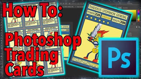 How To Make Trading Cards In Photoshop Adobe Youtube
