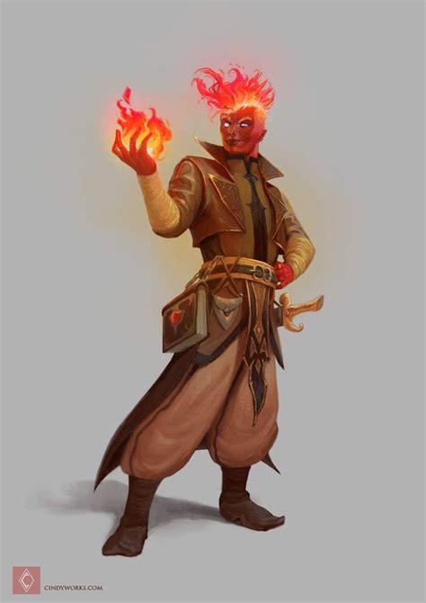 Male Fire Genasi 👉👌fire Emblem By Bennidi11 On Deviantart Dungeons