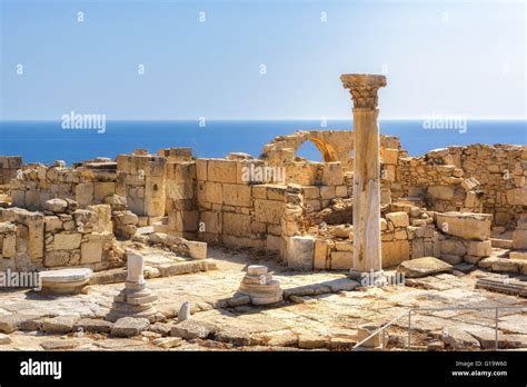 Ruins Of Ancient Kourion Limassol District Cyprus Stock Photo Alamy