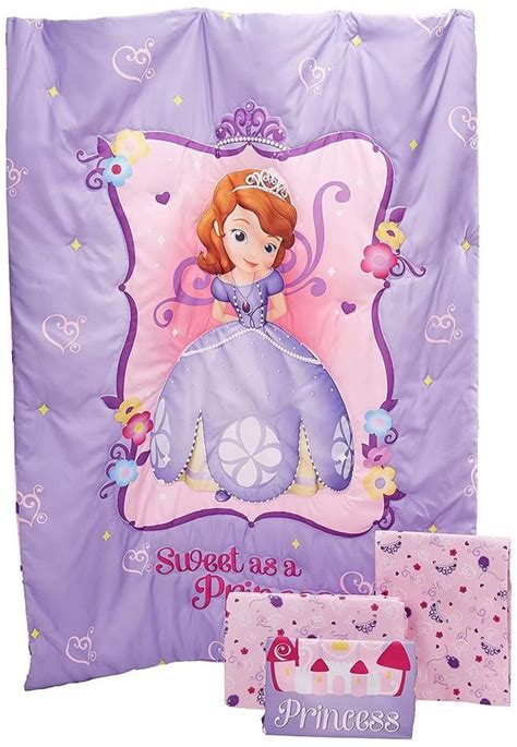 Princess sofia the first tv & movie character toys. Toddler Bedding Set Disney Sofia 4 Pieces Durable Set Girl ...