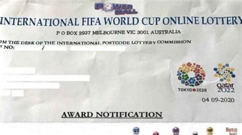 World Cup Warning Over Football Lottery Scams Bbc News
