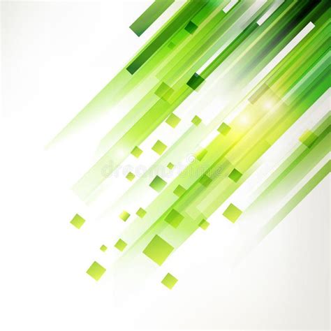 Abstract Green Geometric Corner Elements Abstract Green