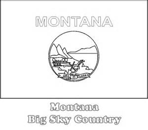 √ Montana State Flag Coloring Page Us State Flag Coloring Pages