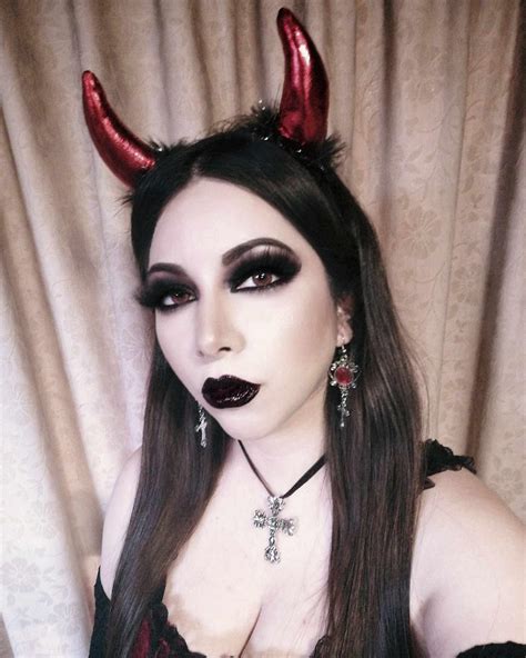 Gothic Girl With Horns Devil By Mist Spectra On Deviantart