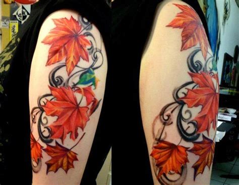 Autumn Leaves Flew By 40 Unforgettable Fall Tattoos