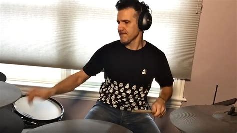 Anthrax Drummer Charlie Benante Recreates Van Halens Hot For Teacher