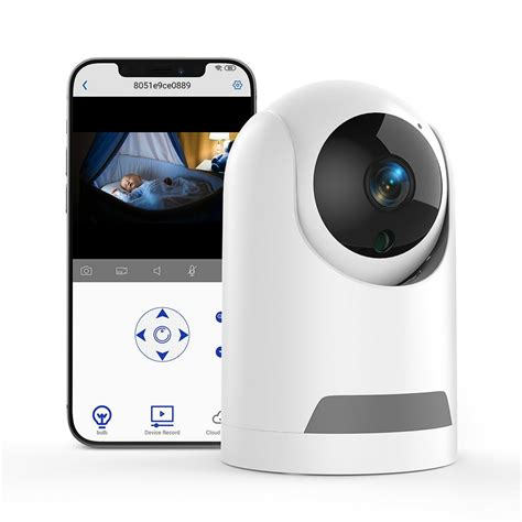 Baby Monitor 360° Wireless 5g Nanny Cam With Safety Alerts 4mp Hd