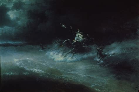 Poseidons Travel Over The Sea 1894