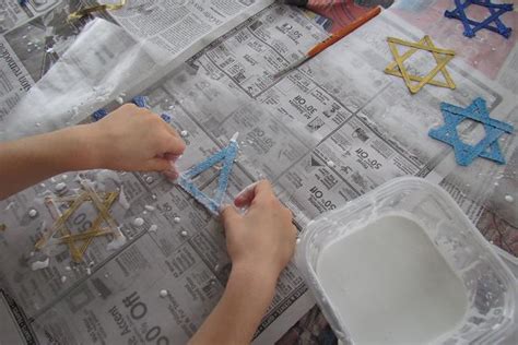 The Little Things Crafting For Hanukkah Star Of David Mobile